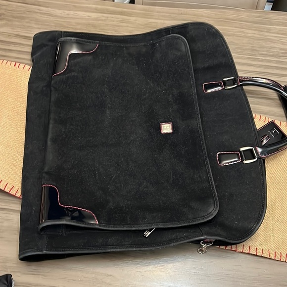 DIANE VON FURSTENBERG GARMENT BAG- LARGE BLACK 24x21” - Picture 3 of 17